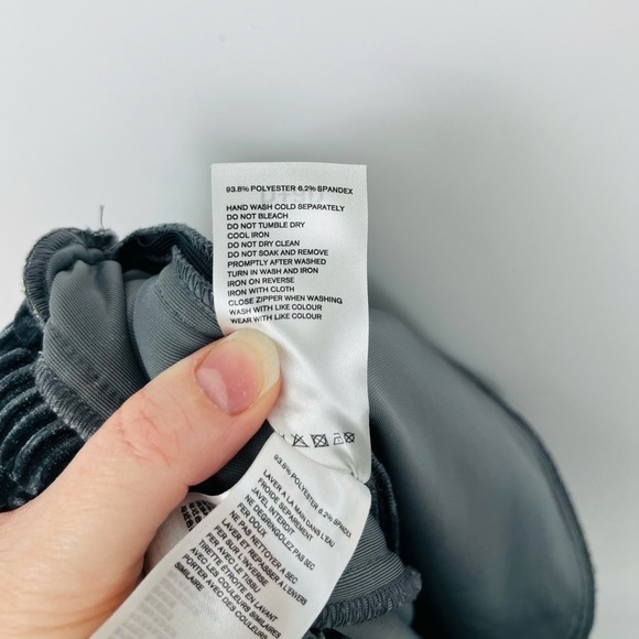 b+ab Velour Elastic Waist Track Pants Gong Kong Fashion Brand - Picture 7 of 7